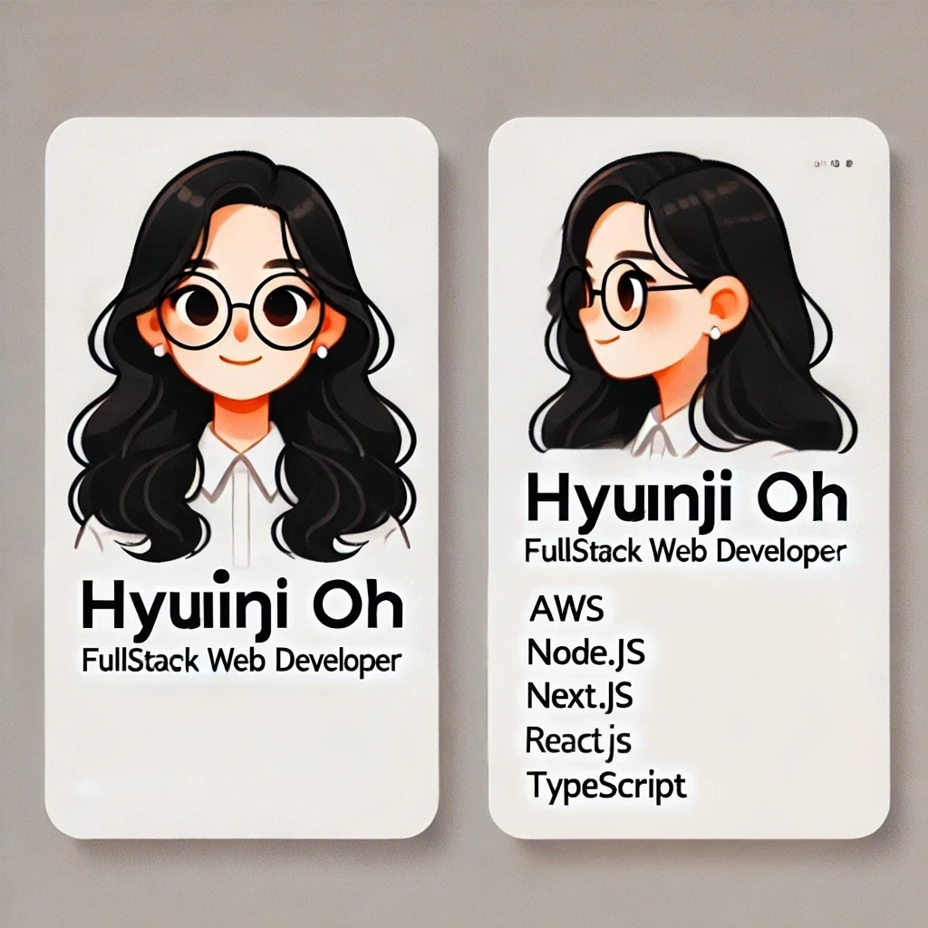 Hyunji Oh Business Card